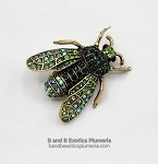 GORGEOUS JEWELED BEE PIN P490